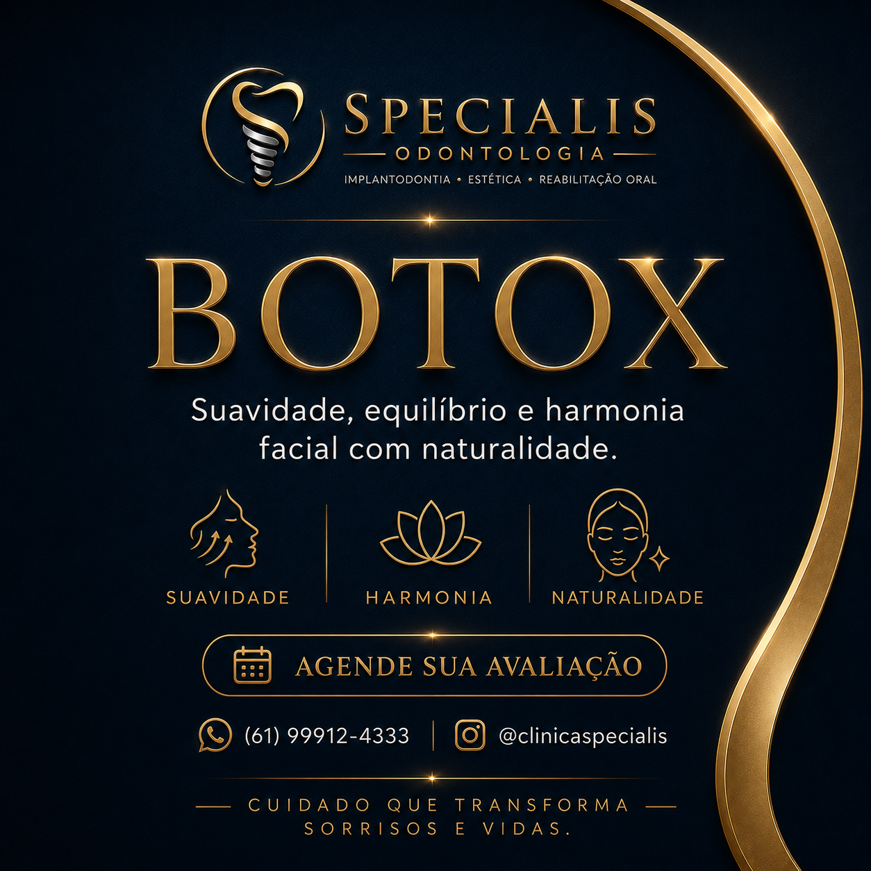 Botox e harmonização facial na Clínica Specialis