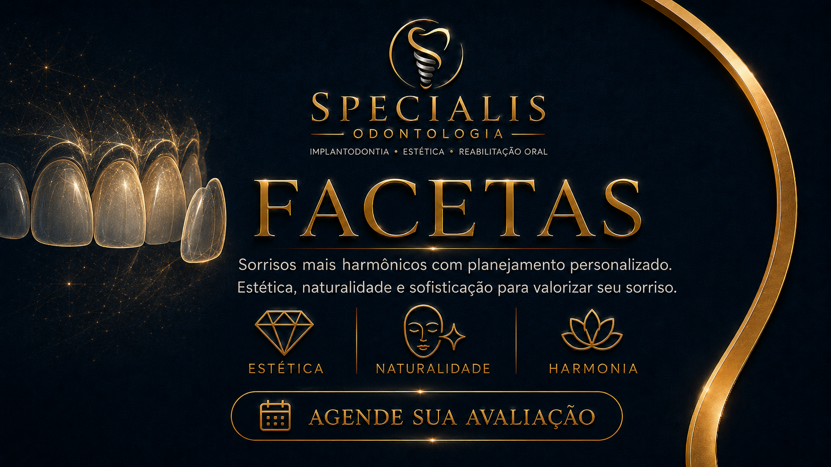 Facetas com planejamento personalizado na Specialis